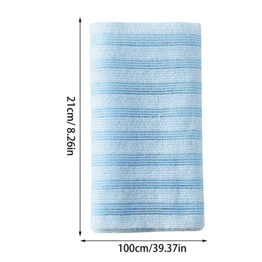 Serviette exfoliante pour le corps en éponge – Gommage doux pour la douche et le bain