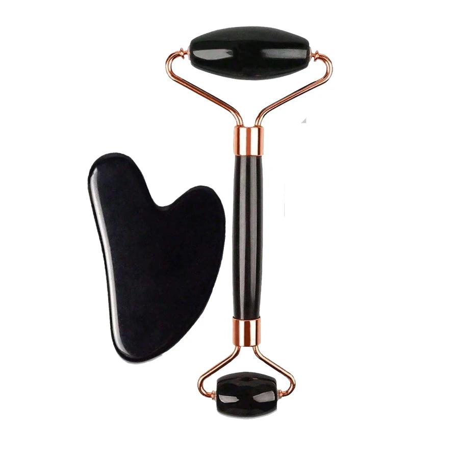 Gua Sha et Rouleau de Glace Visage – Rituel Soin Fraîcheur