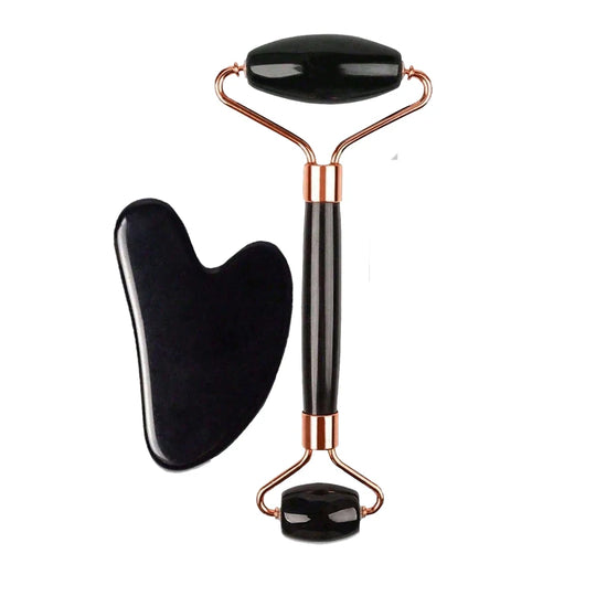 Gua Sha et Rouleau de Glace Visage – Rituel Soin Fraîcheur