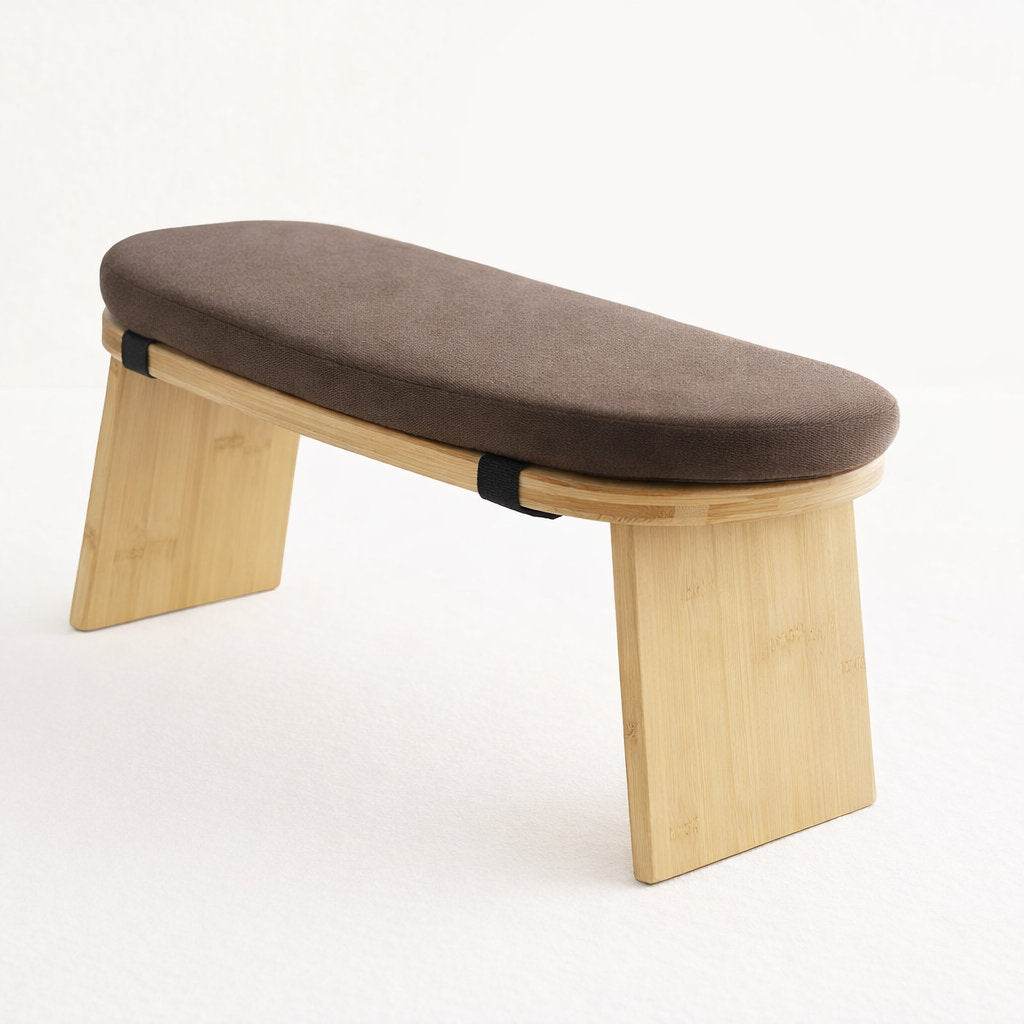 Banc de méditation – Tabouret ergonomique à genoux, assise inclinée