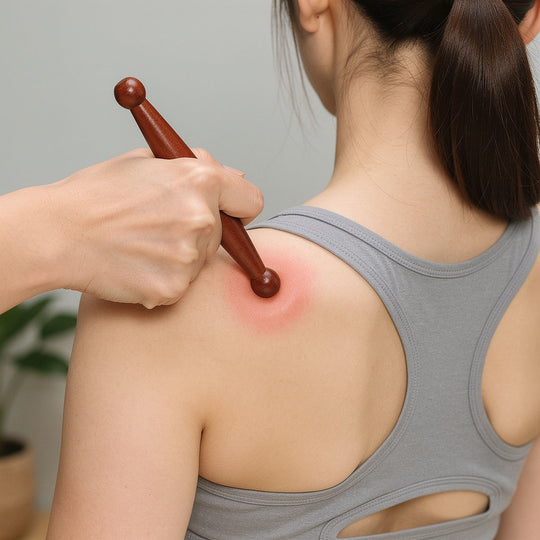 Bâtons de Réflexologie en Bois de Rose – Outil d'Acupression et de Massage pour Pieds, Mains, Visage et Corps