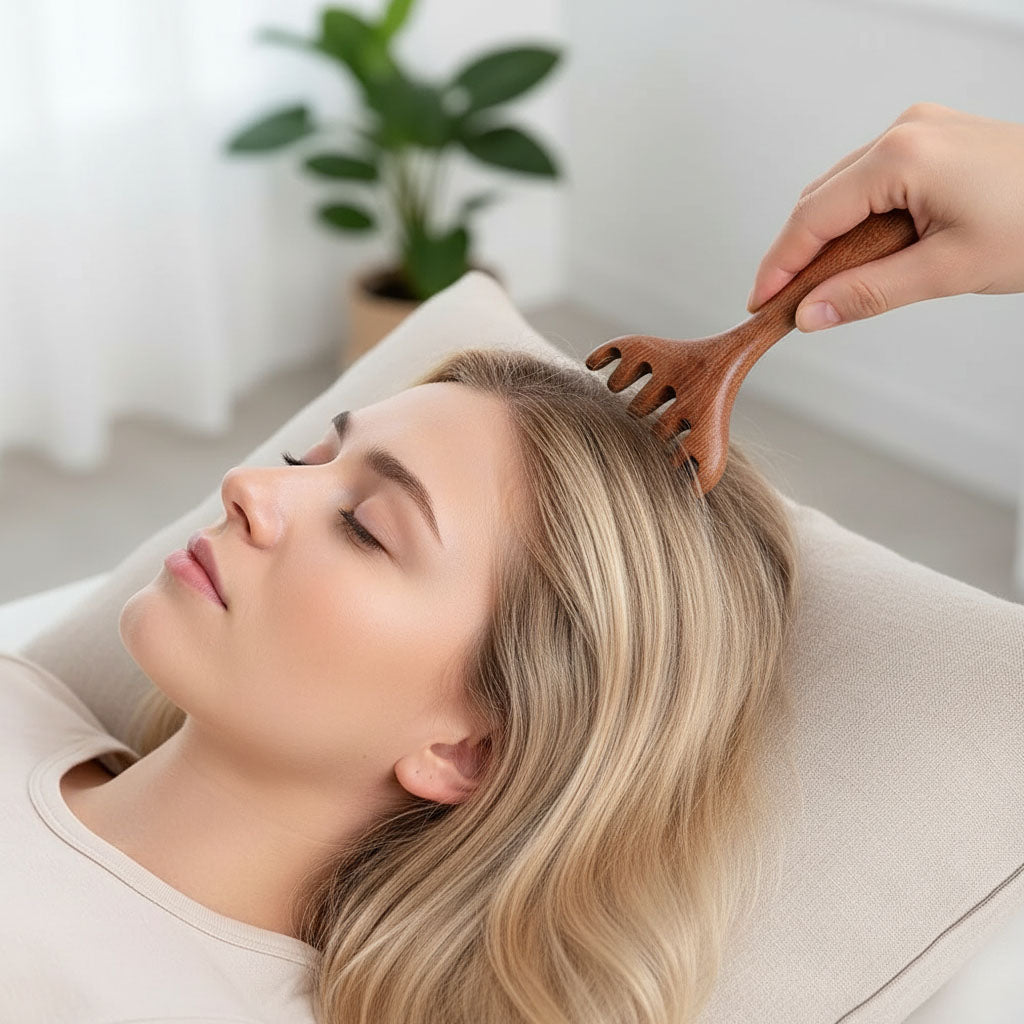Bâtons de Réflexologie en Bois de Rose – Outil d'Acupression et de Massage pour Pieds, Mains, Visage et Corps