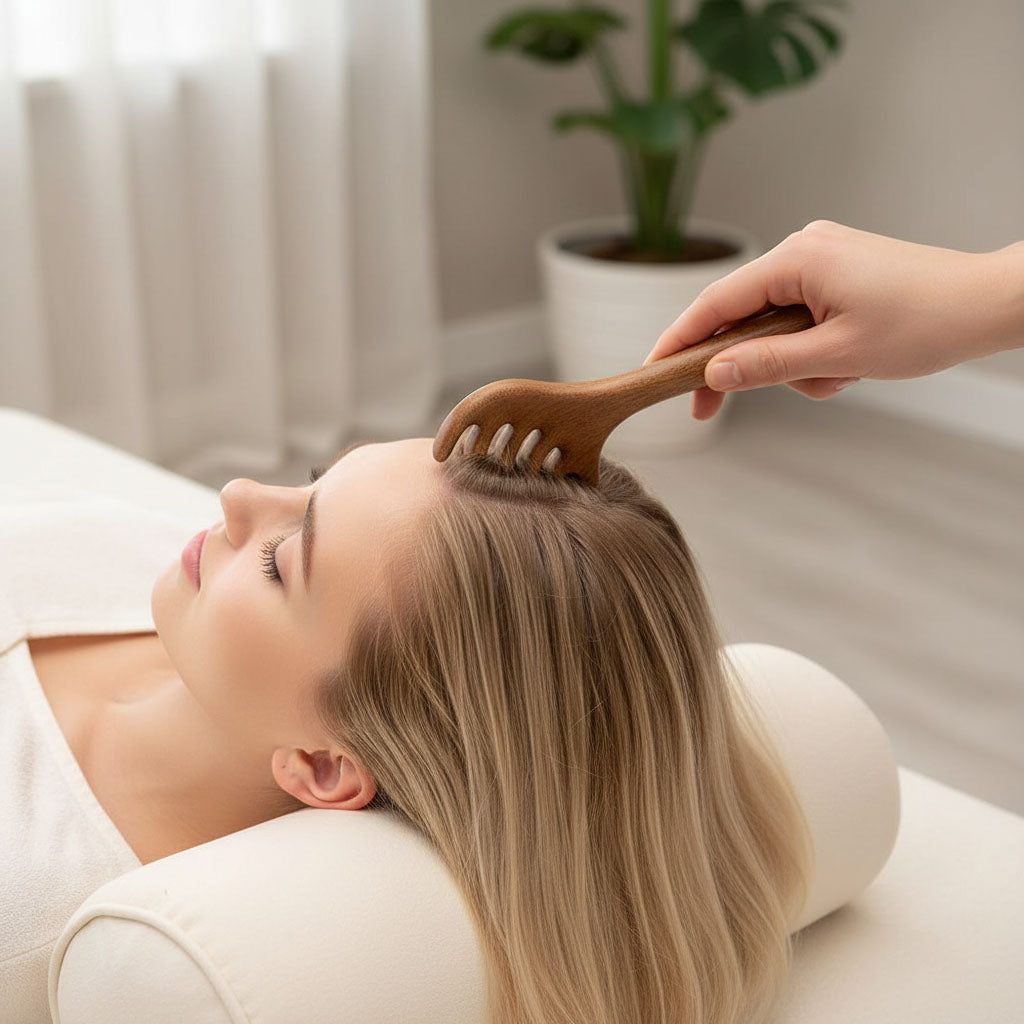 Bâtons de Réflexologie en Bois de Rose – Outil d'Acupression et de Massage pour Pieds, Mains, Visage et Corps
