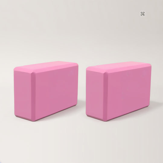 Blocs de Yoga en Mousse EVA – Lot de 2, Accessoires d’Étirement
