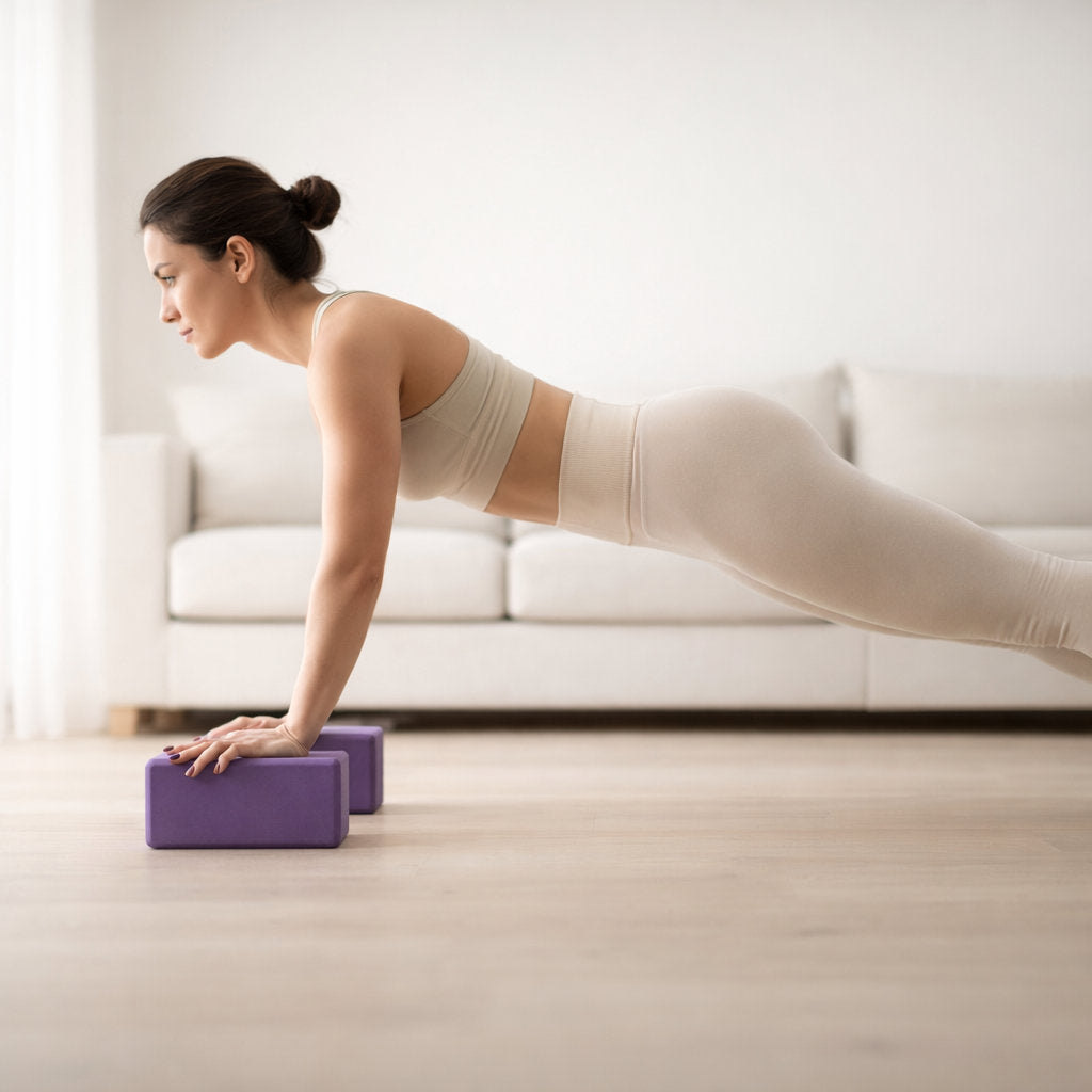 Blocs de Yoga en Mousse EVA – Lot de 2, Accessoires d’Étirement