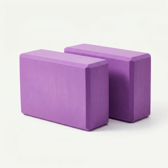 Blocs de Yoga en Mousse EVA – Lot de 2, Accessoires d’Étirement