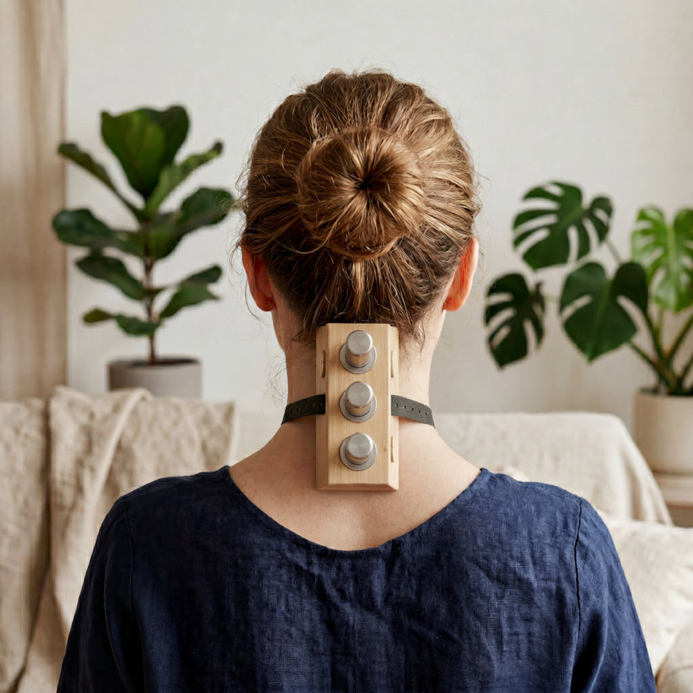 Boîte de moxibustion en bambou naturel – Acupuncture anti-douleur
