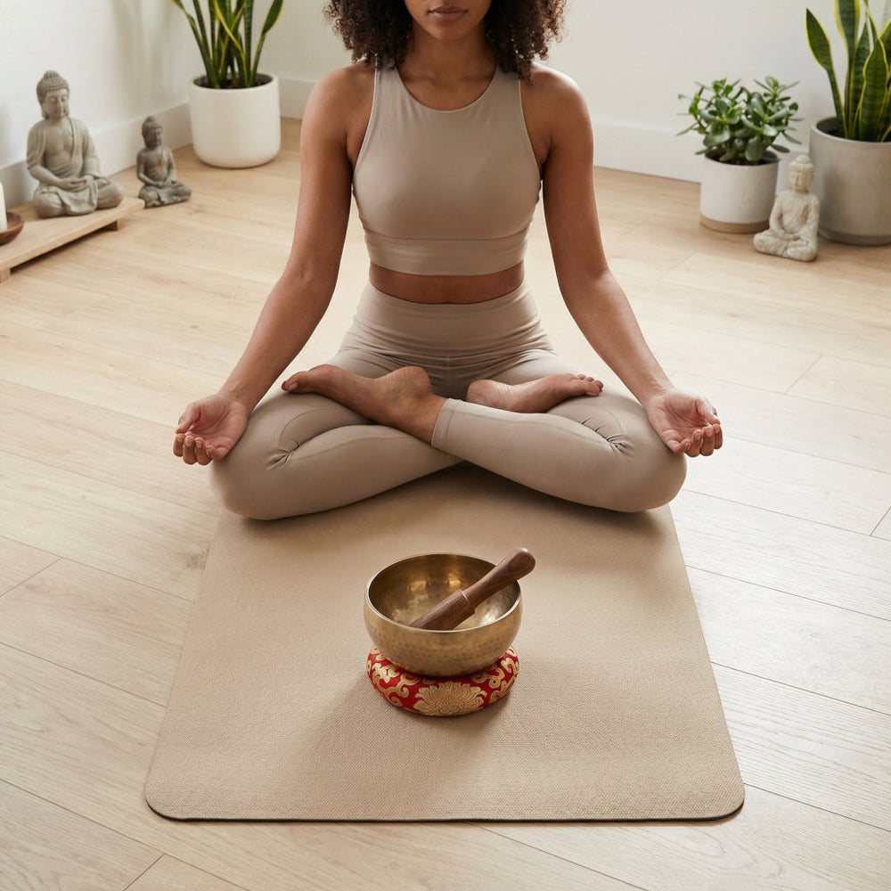 Bol sonore de Bouddha fait main en laiton – Méditation, relaxation