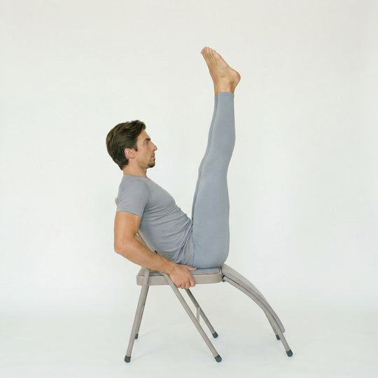 Chaise de yoga pliable – Assistance aux postures, étirements et alignement