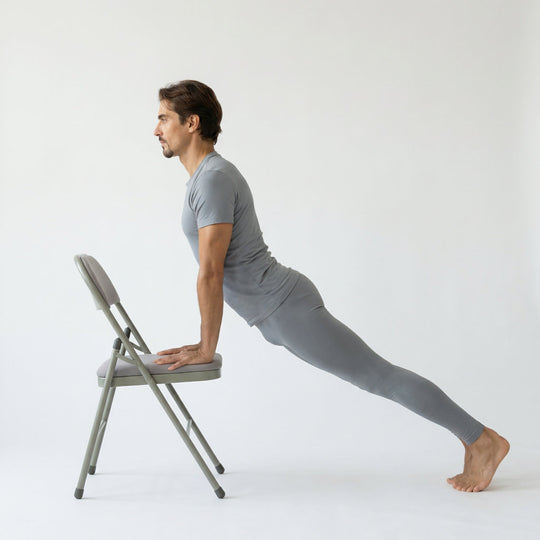 Chaise de yoga pliable – Assistance aux postures, étirements et alignement
