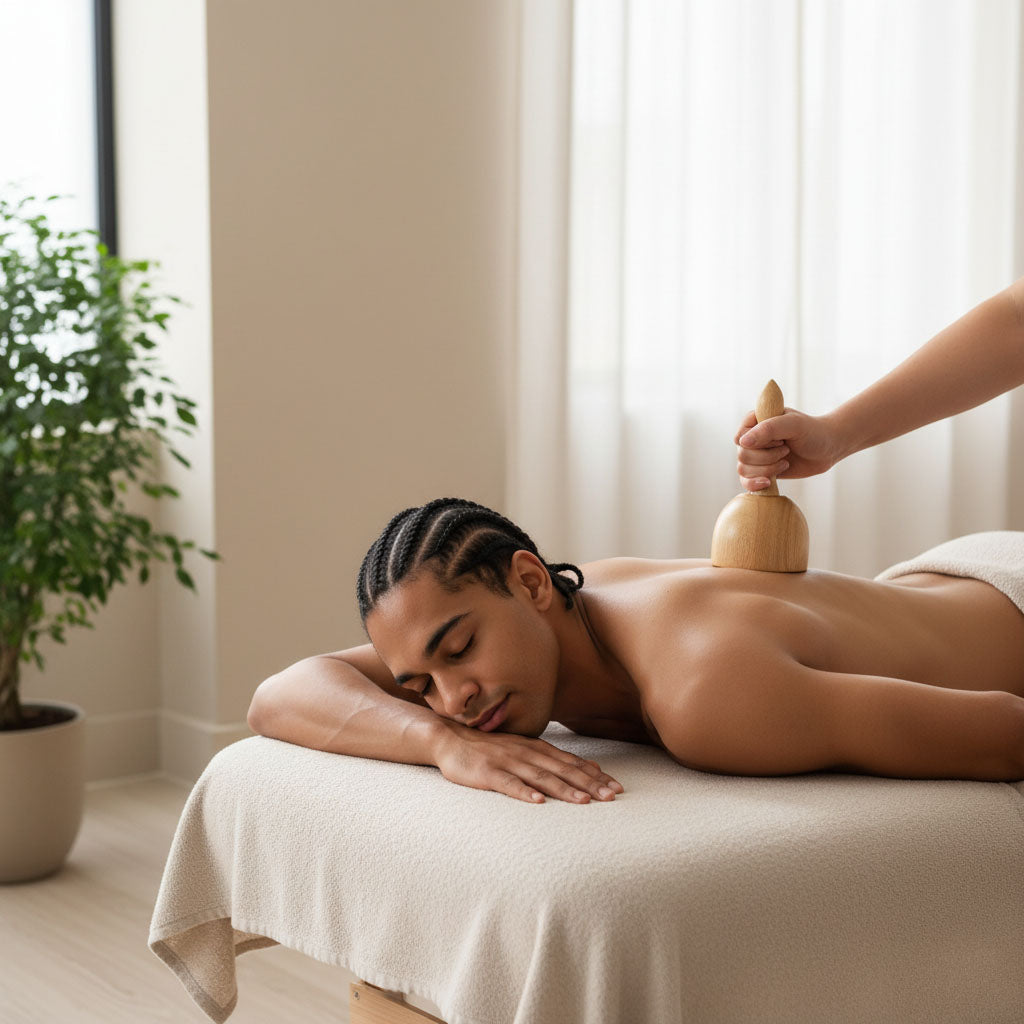 Coupe de massage en bois Maderothérapie – Outil manuel de Gua Sha pour le massage du corps et la relaxation musculaire