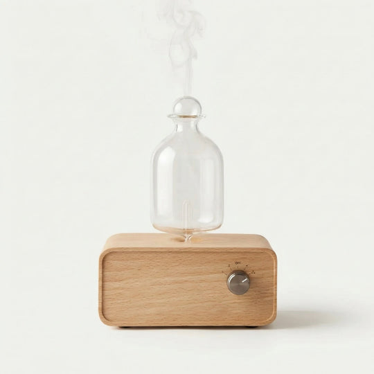 diffuseur d'huiles essentielles caisson effet bois