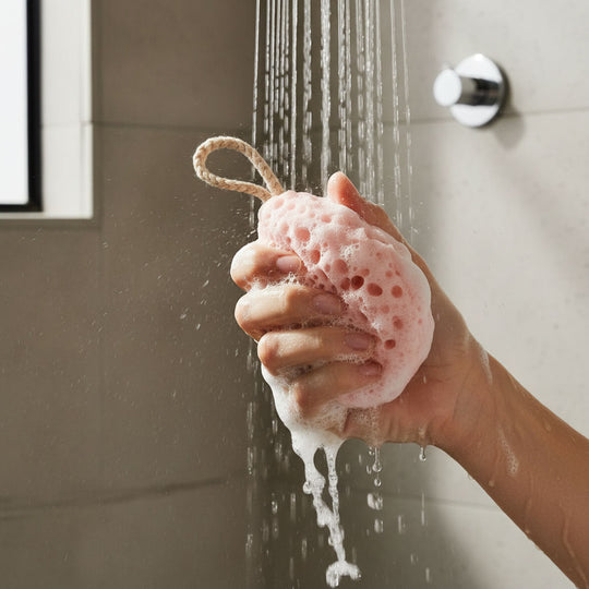 Éponge japonaise douce et absorbante – soin visage et corps, démaquillage et bain relaxant