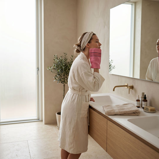 Gant exfoliant coréen double face pour le corps