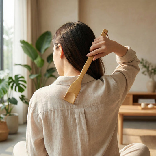 Gratte-Dos en Bambou – Accessoire de massage pour le corps