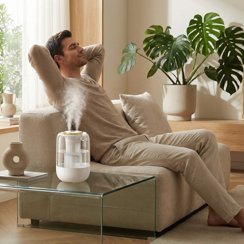 Humidificateur d’air silencieux – diffuseur de brume fine pour maison