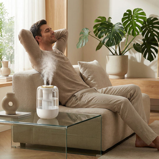 Humidificateur d’air silencieux – diffuseur de brume fine pour maison