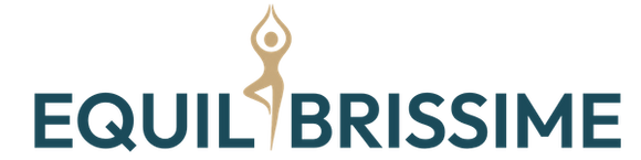 logo de la boutique equilibrissime, nom et icône symbolisant une personne