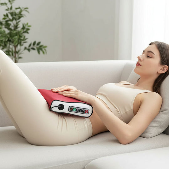 Coussin de Massage Électrique Chauffant pour Nuque et Dos
