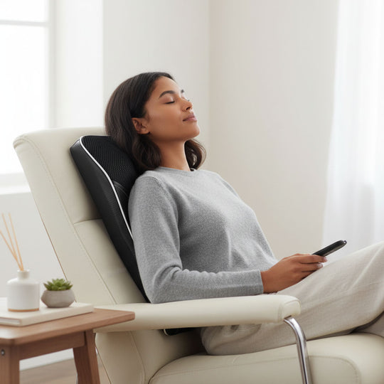 Coussin Masseur Shiatsu Chauffant – Relaxation du Cou, des Épaules et du Dos
