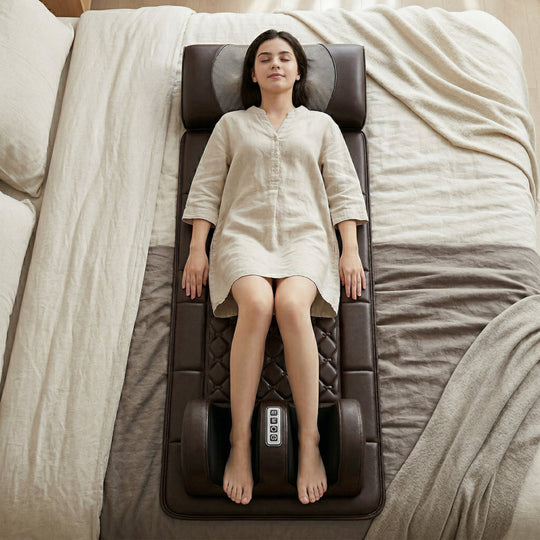 Matelas de massage électrique relaxant – Vibrations et chaleur douce