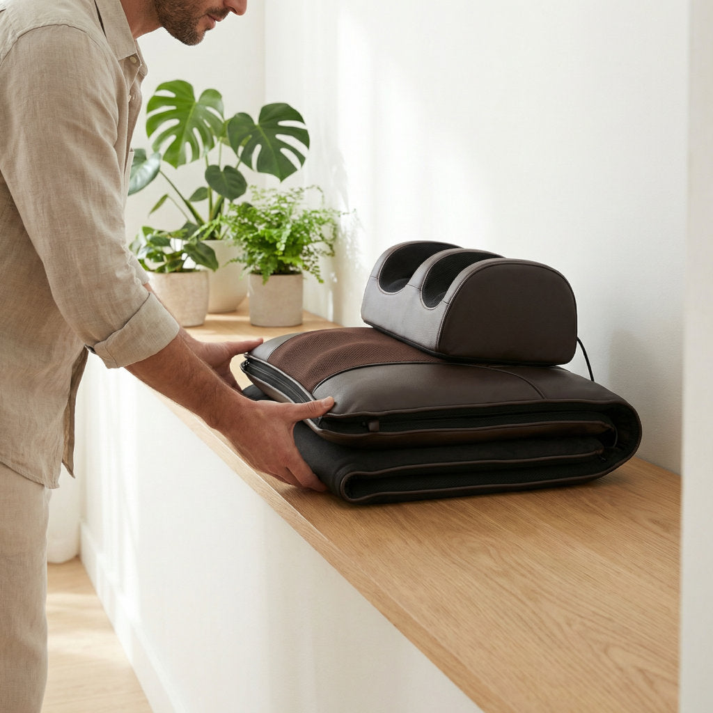 Matelas de massage électrique relaxant – Vibrations et chaleur douce