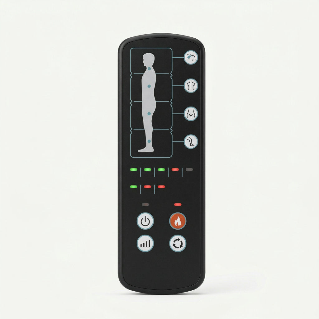Matelas de massage électrique relaxant – Vibrations et chaleur douce