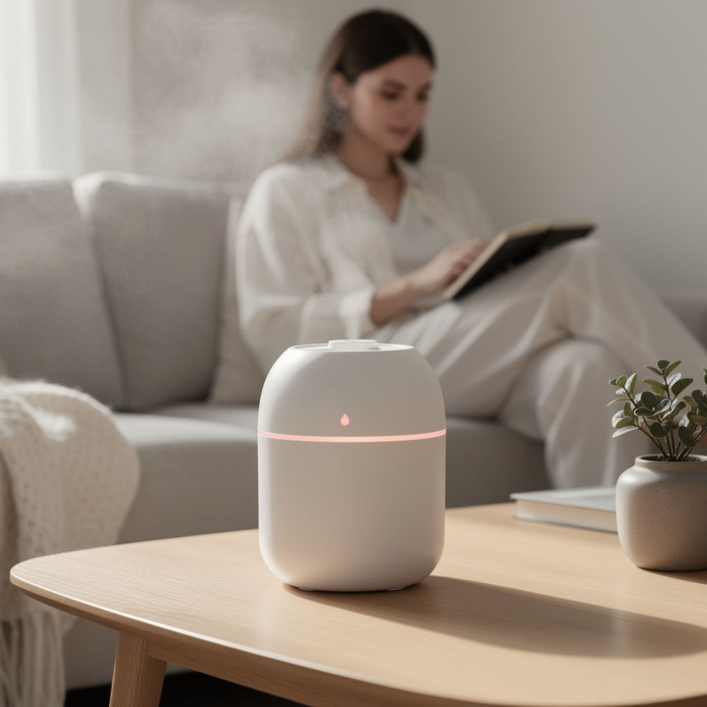 Mini Humidificateur USB Silencieux – Diffuseur Huiles Essentielles