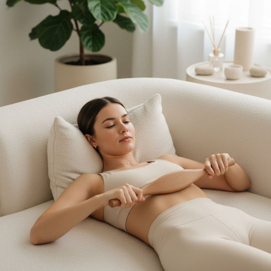 Rouleau de massage en bois Maderothérapie – Bâton de massage Gua Sha pour la détente musculaire du corps