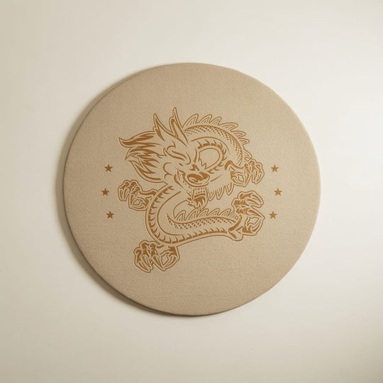 Tapis de méditation rond en liège – antidérapant (68 cm)