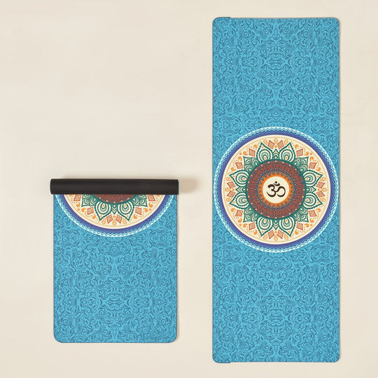Tapis de yoga en caoutchouc naturel – Surface daim absorbante